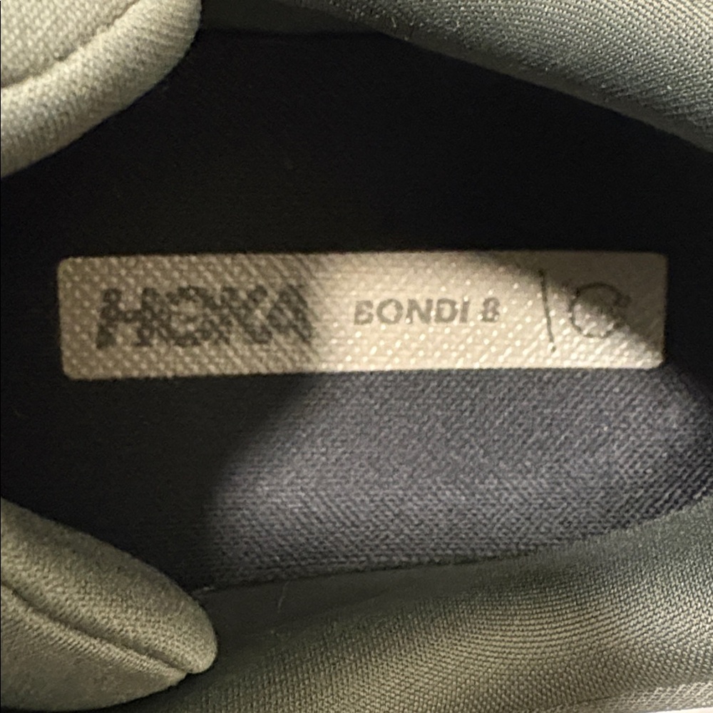 Hoka Bondi 8 in khaki green - Picture 2 of 6